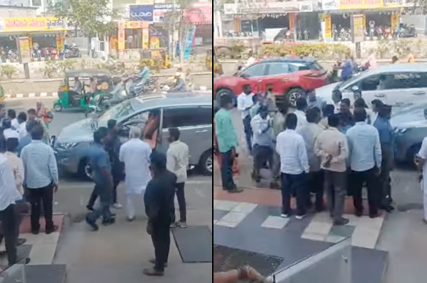 Ambati Ram Babu: Protest against Ambati Ram Babu.. TTDP leaders chased away..!